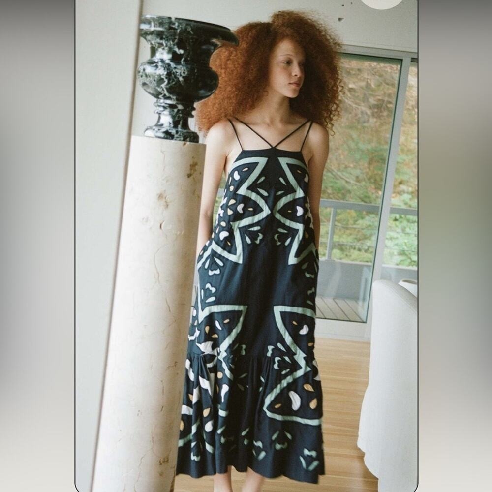 New! Sea SEA NY New York kaia kaleidoscope dress size small - Picture 3 of 11